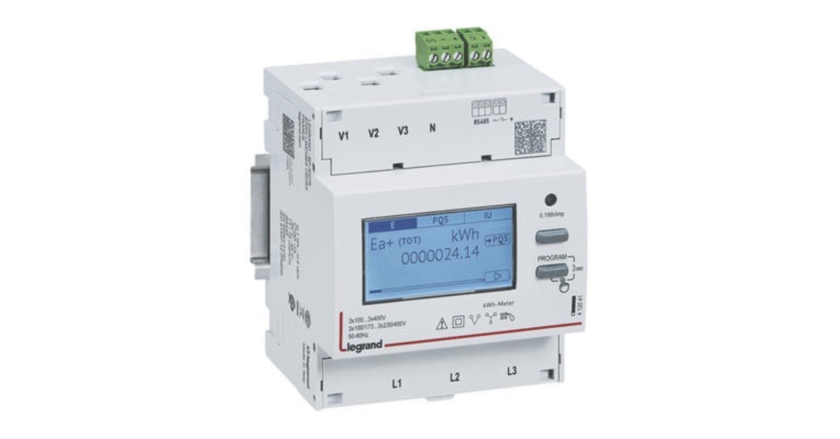 Legrand Compteur Modulaire Triphas Emdx Non Mid Raccordement Ti A